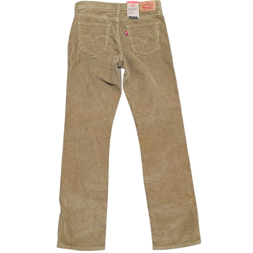 Levi's Womens 28 x 30 Pants 314 Shaping Straight Stretch Corduroy Cords NWT